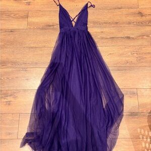 Elegant Blue Evening Gown